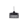 ebuy24 Toulon verlichting hanglamp 33x33x24cm zwart.