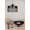 ebuy24 Toulon verlichting hanglamp 33x33x24cm zwart.