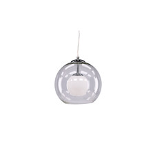 ebuy24 Roche verlichting hanglamp 25x25x25cm grijs.