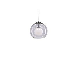 ebuy24 Roche verlichting hanglamp 25x25x25cm grijs.