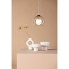 ebuy24 Roche verlichting hanglamp 25x25x25cm grijs.