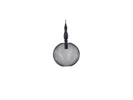 ebuy24 Valence verlichting hanglamp 30x30x48cm zwart.