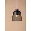 ebuy24 Toulon verlichting hanglamp 24x24x29cm zwart.