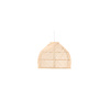 ebuy24 Brivela verlichting hanglamp 35x35x27cm naturel.