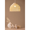 ebuy24 Brivela verlichting hanglamp 35x35x27cm naturel.