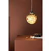 ebuy24 Lemans verlichting hanglamp 30x30x40cm rookkleurig glas.