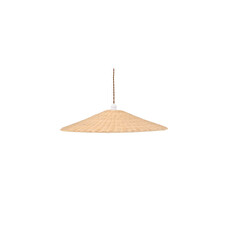 ebuy24 Herrestad verlichting hanglamp 80x80x16cm naturel.