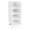 ebuy24 Esilo keuken onderkast 30 cm 4 planken wit.