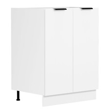 ebuy24 Fasola keuken onderkast 60 cm 2 deuren wit.