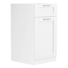 ebuy24 Colura keuken onderkast 40 cm 1 deur, 1 lade wit.