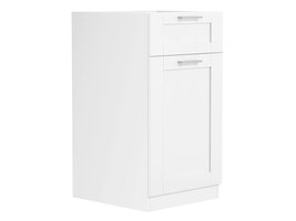 ebuy24 Colura keuken onderkast 40 cm 1 deur, 1 lade wit.