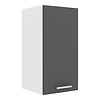 ebuy24 Esilo keuken bovenkastje 30 cm 1 deurwit, grijs.
