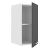 ebuy24 Esilo keuken bovenkastje 30 cm 1 deurwit, grijs.