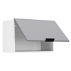ebuy24 Fasola keuken bovenkastje , voor kap 60 cm 1 deur antracietgrijs, wit.
