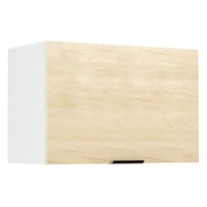 ebuy24 Fasola keuken bovenkastje , voor kap 60 cm 1 deur eik decor, wit.