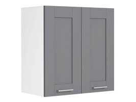 ebuy24 Colura keuken bovenkastje 60 cm 2 deuren antracietgrijs, wit.