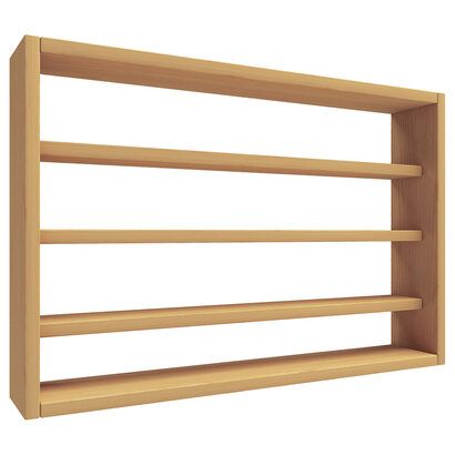 ebuy24 Esaldi keuken planken, rekken 60 cm 4 planken beuk decor.