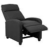 ebuy24 Soma fauteuil recliner met zak, push-functie grijs.
