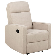 ebuy24 Amala fauteuil recliner met voetsteun beige.