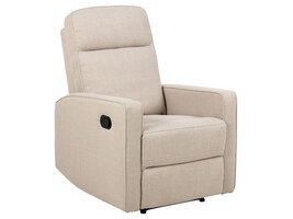 ebuy24 Amala fauteuil recliner met voetsteun beige.