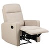 ebuy24 Amala fauteuil recliner met voetsteun beige.