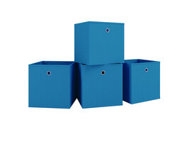 ebuy24 Boxas4 opbergdoos blauw.