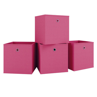 ebuy24 Boxas4 opbergdoos roze.