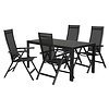 ebuy24 Cult tuinmeubelset 1 tafel met 4 stoelen.