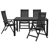 ebuy24 Cult tuinmeubelset 1 tafel met 4 stoelen.