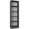 ebuy24 DilosXL wandkast 5 planken antraciet.