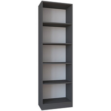 ebuy24 DilosXL wandkast 5 planken antraciet.