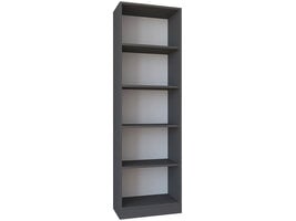 ebuy24 DilosXL wandkast 5 planken antraciet.