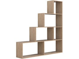 ebuy24 DubilaL wandkast 6 planken eik decor.