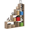 ebuy24 DubilaL wandkast 6 planken eik decor.