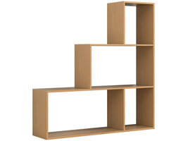 ebuy24 DubilaM wandkast 4 planken beuken.