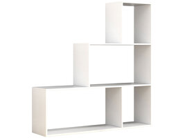 ebuy24 DubilaM wandkast 4 planken wit.