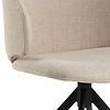 ebuy24 Elly eetkamerstoel draaifunctie beige.
