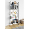 ebuy24 Flakos5 wandkast 5 planken wit.