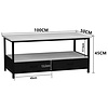 ebuy24 Flonila salontafel wit.