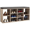 ebuy24 HinsolS bank incl. kussen eik decor.