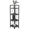 ebuy24 Insasi4 wandkast 4 planken antraciet.