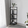 ebuy24 Insasi4 wandkast 4 planken antraciet.