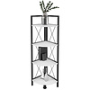 ebuy24 Insasi4 wandkast 4 planken wit.