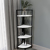ebuy24 Insasi4 wandkast 4 planken wit.