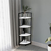 ebuy24 Insasi4 wandkast 4 planken wit.