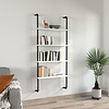 ebuy24 Insasi4 wandkast wandmontage 4 planken wit.