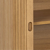 ebuy24 Langes dressoir 2 schuifdeuren eik decor.