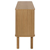 ebuy24 Langes dressoir 2 schuifdeuren eik decor.