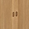 ebuy24 Langes dressoir 2 schuifdeuren eik decor.