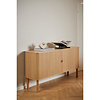 ebuy24 Langes dressoir 2 schuifdeuren eik decor.